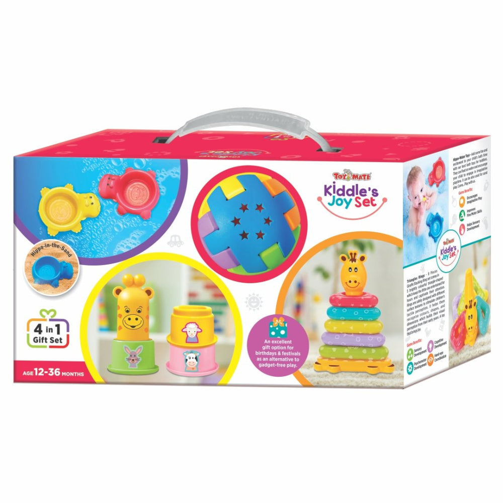 Toymate Kiddle's Joy Set - A 4 in 1 Toddler's Learning & Activity Gift Set for 12 Months and Above