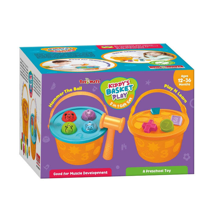 Toymate Kiddy’s Basket Play – 2-in-1 Educational Gift Set for Toddlers (12–36 Months)-Learning & Education-Toymate-Toycra