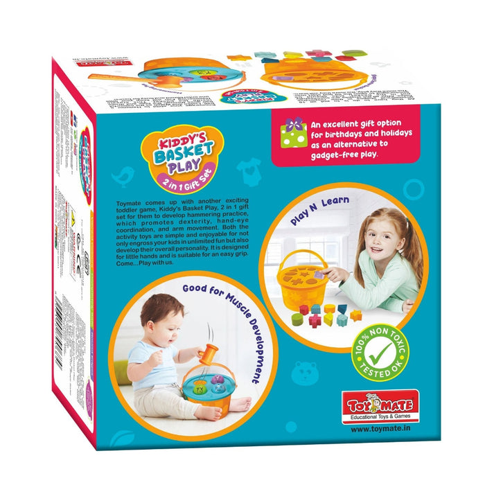 Toymate Kiddy’s Basket Play – 2-in-1 Educational Gift Set for Toddlers (12–36 Months)-Learning & Education-Toymate-Toycra
