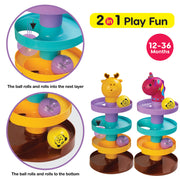 Toymate Safari Spiral Fun – 4-Tier Jungle Adventure for Toddlers!