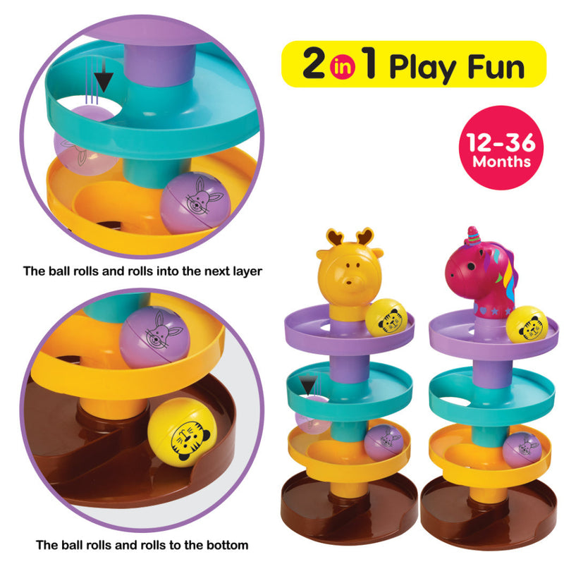 Toymate Safari Spiral Fun – 4-Tier Jungle Adventure for Toddlers!