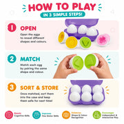 Toymate Smarty Eggs Matching Puzzle Eggs