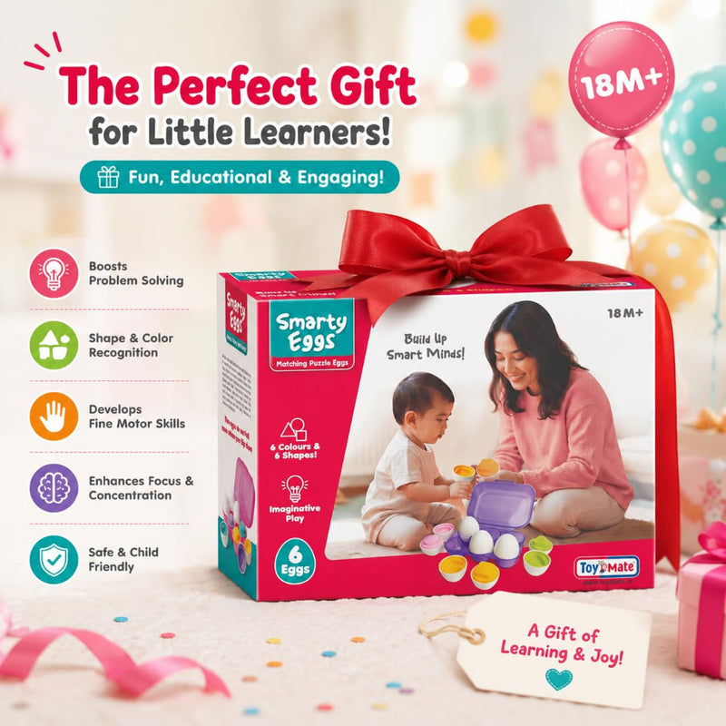 Toymate Smarty Eggs Matching Puzzle Eggs