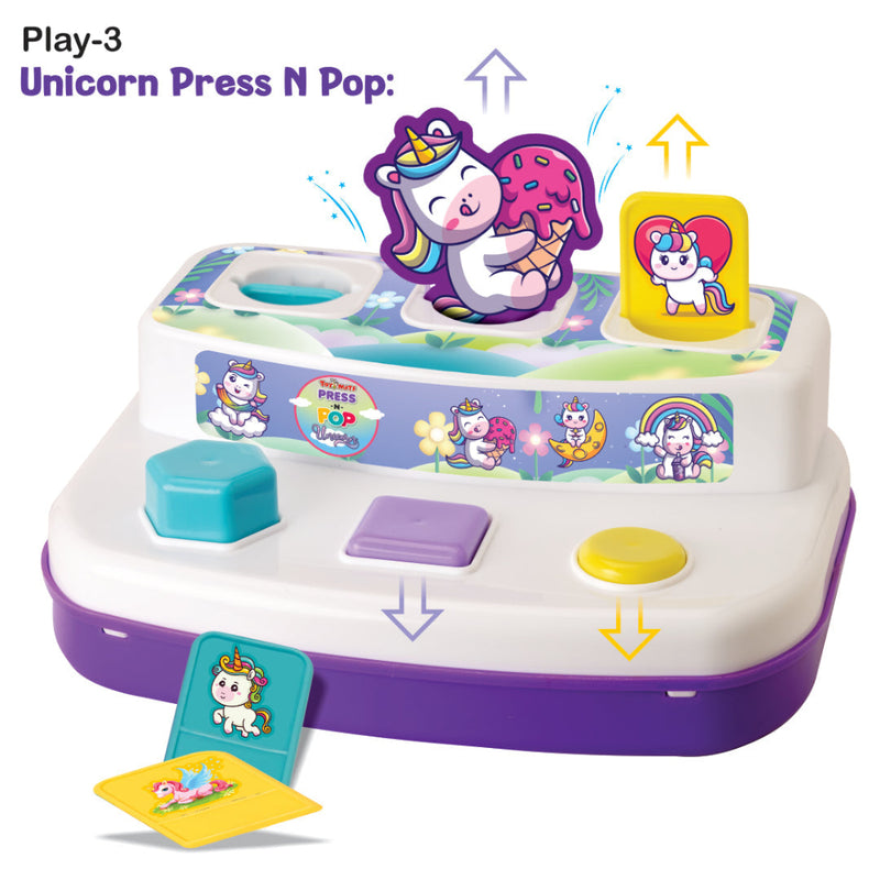 Toymate Unicorn Play Time – 24 Pcs Educational Toy Gift Set for Toddlers (12–36 Months)