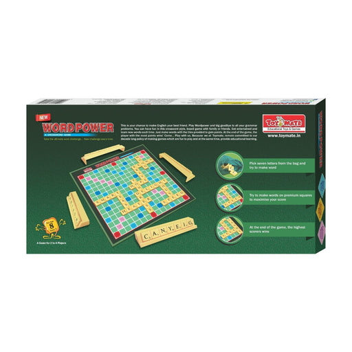 Toymate Word power – Educational Crossword Board Game for Kids & Family Fun-Board Games-Toymate-Toycra
