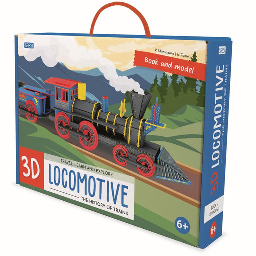 Travel, Learn & Explore Locomotive 3D Model & Book-Learning & Education-RBC-Toycra