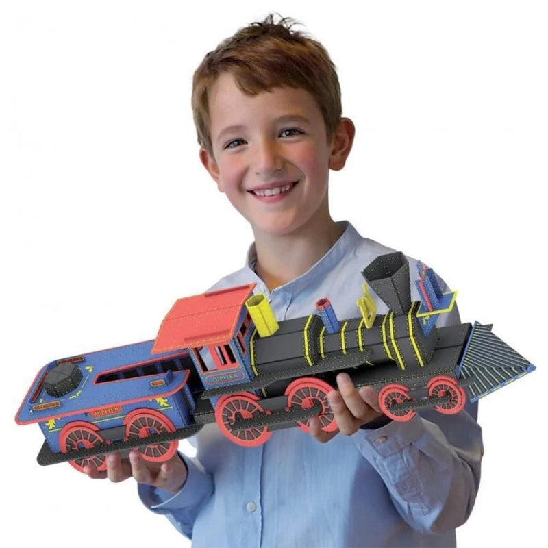 Travel, Learn & Explore Locomotive 3D Model & Book