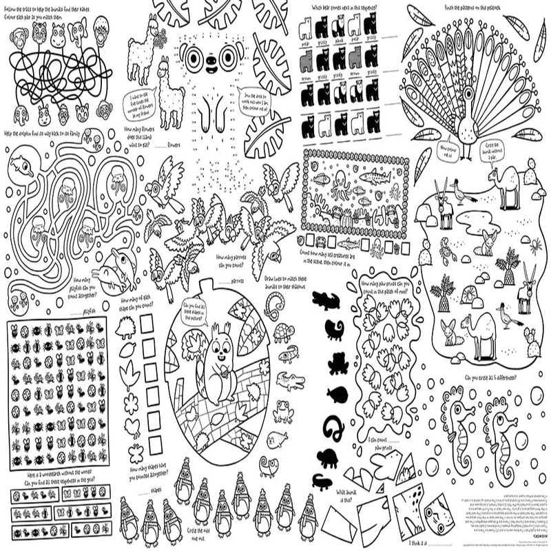 Two Giant Fold-Out Puzzle Posters