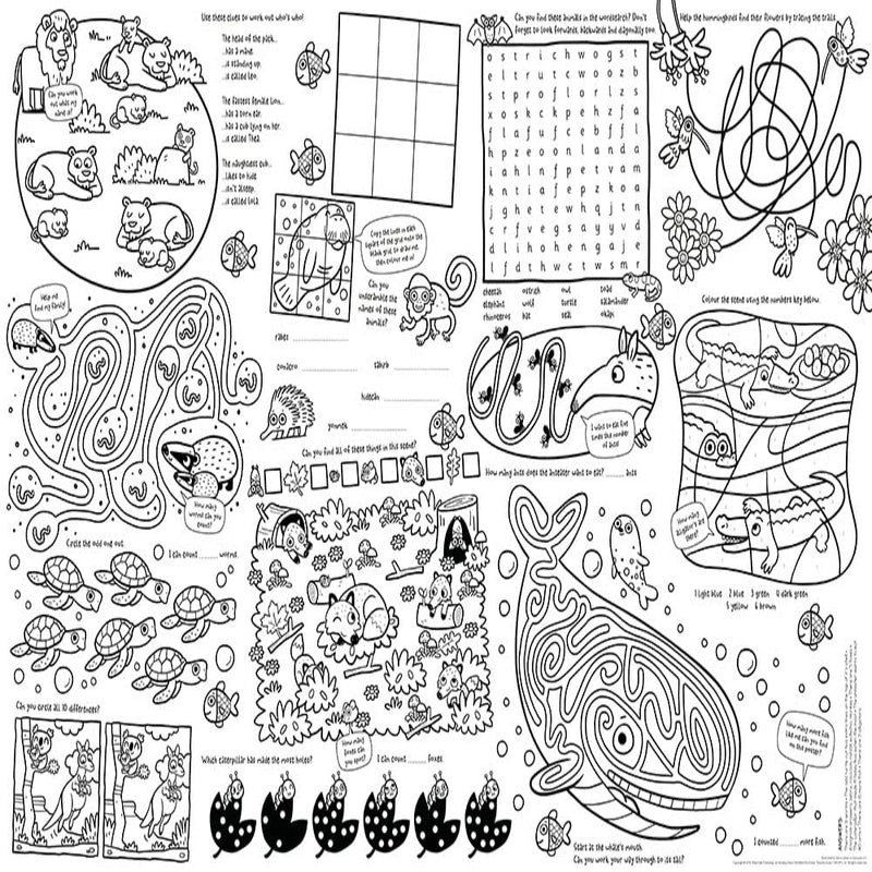 Two Giant Fold-Out Puzzle Posters