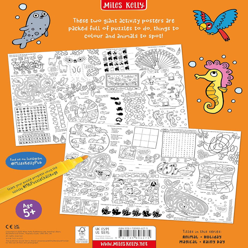 Two Giant Fold-Out Puzzle Posters