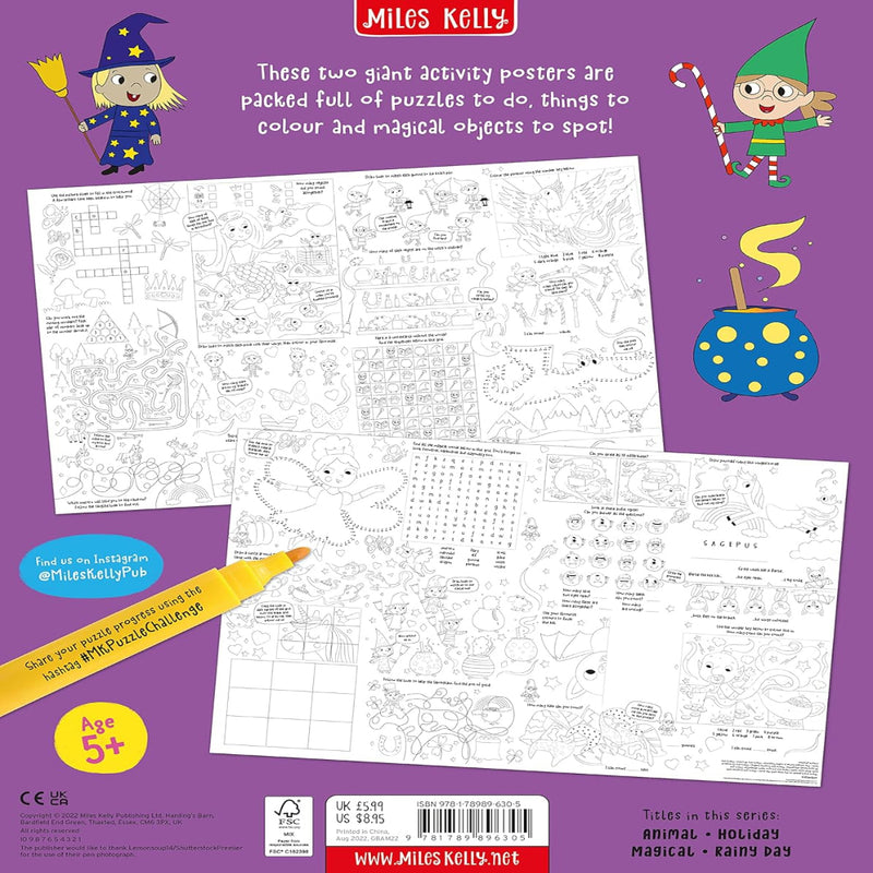 Two Giant Fold-Out Puzzle Posters