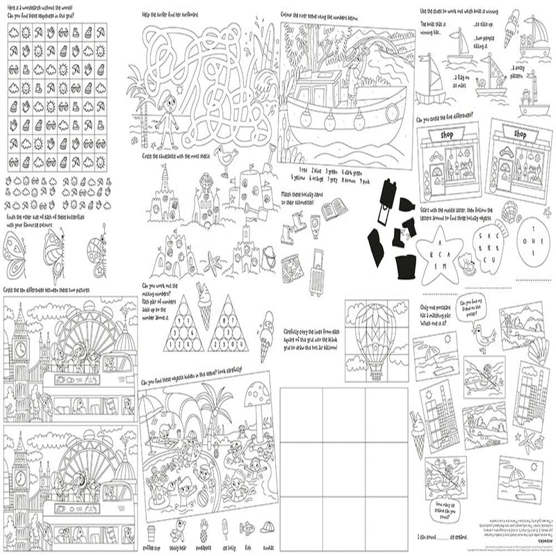 Two Giant Fold-Out Puzzle Posters