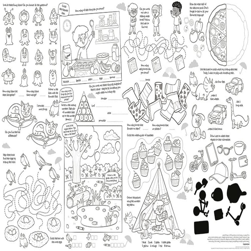 Two Giant Fold-Out Puzzle Posters