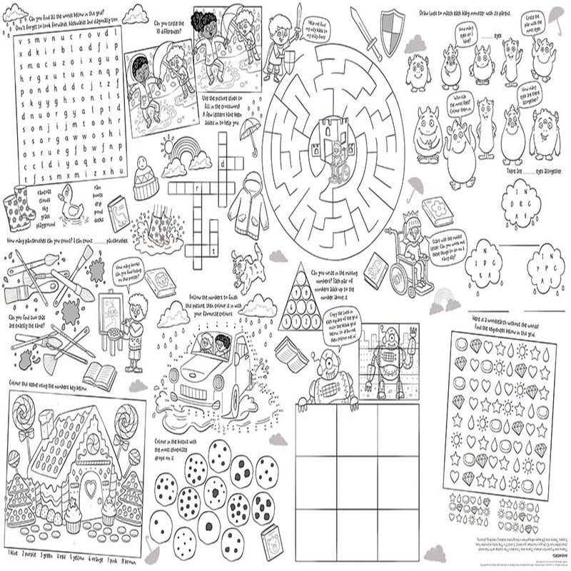 Two Giant Fold-Out Puzzle Posters