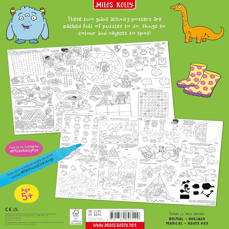 Two Giant Fold-Out Puzzle Posters