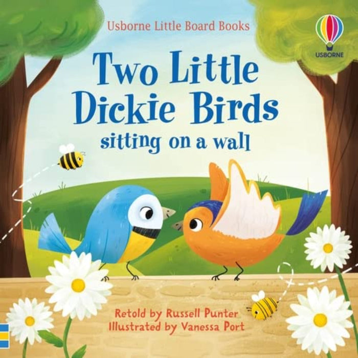 Two Little Dickie Birds Sitting On A Wall-Board Book-Hc-Toycra