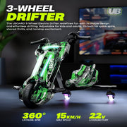 Tygatec Uboard 3 Wheel 360° Drifter