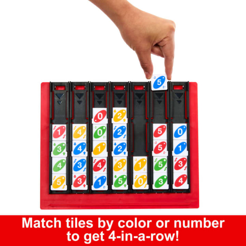 UNO Quatro Game For Adult, Family & Game Night, 2 To 4 Players