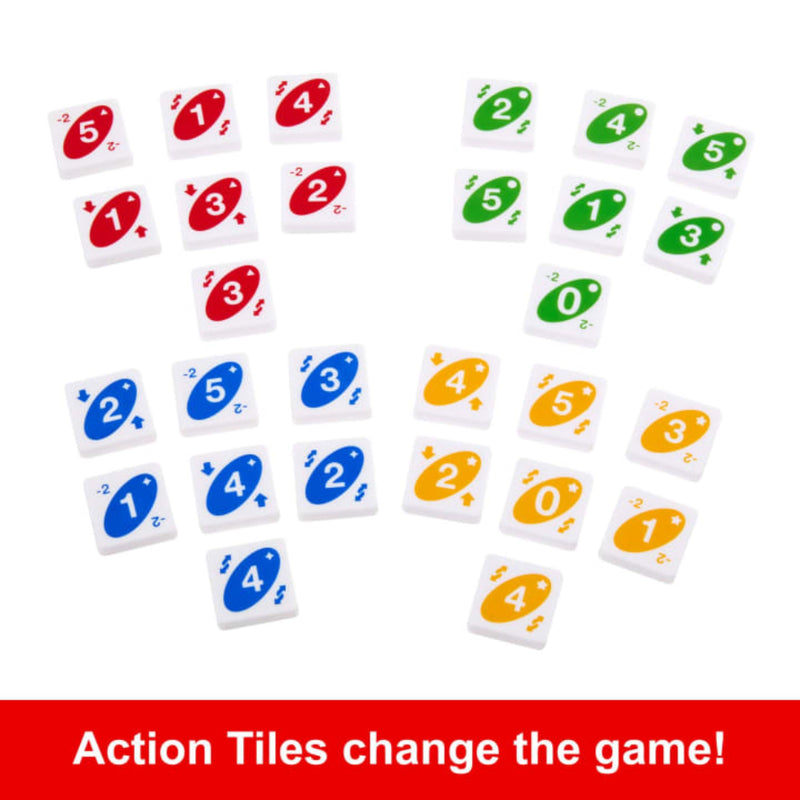 UNO Quatro Game For Adult, Family & Game Night, 2 To 4 Players