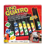 UNO Quatro Game For Adult, Family & Game Night, 2 To 4 Players