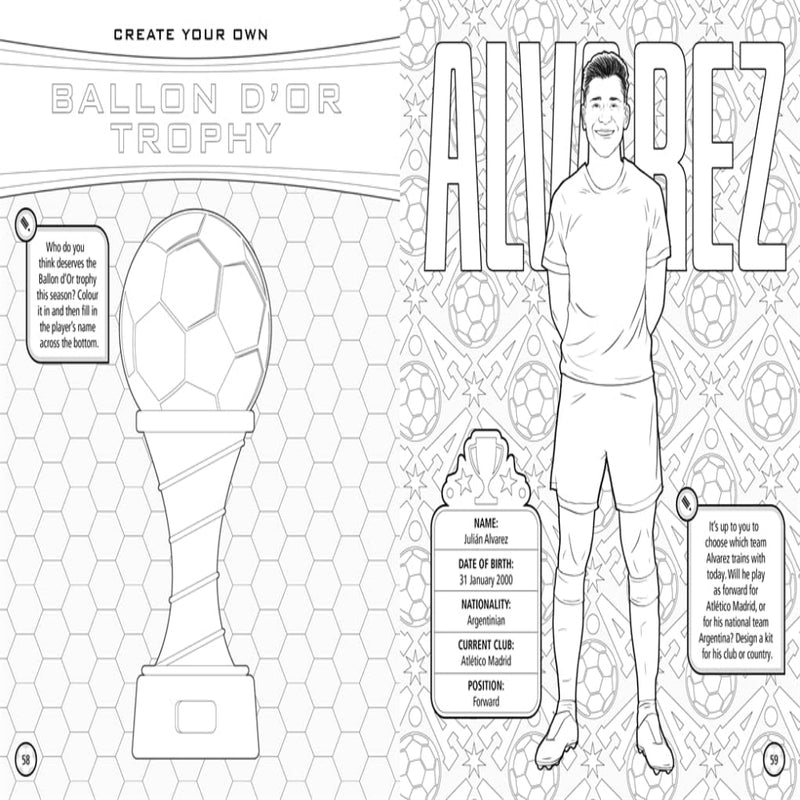 Ultimate Football Heroes : Team Kit Designer Coloring Book (Age : 6 Years+)