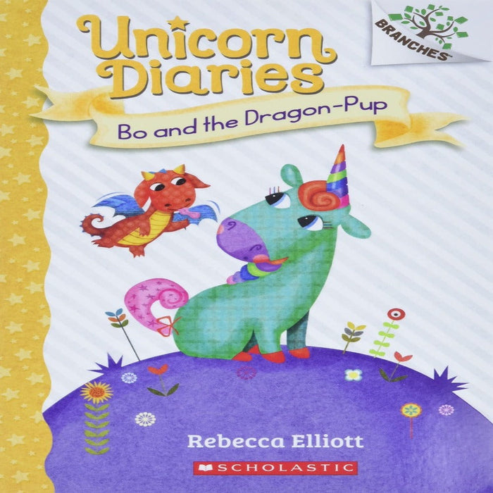 Unicorn Diaries : Bo And The Dragon-Pup-Story Books-Sch-Toycra