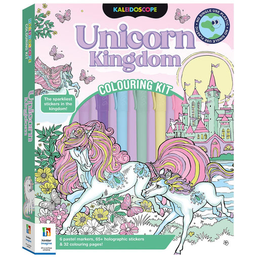 Unicorn Kingdom Coloring Kit-Activity Books-SBC-Toycra