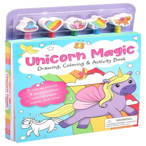SKOODLE Unicorn 24 Piece Art Set For kids, A great kit for  budding Artists, Good for School and Home Activities- Drawing, Painting,  Colouring with Crayon Colours, Water Colour Cakes, Brush