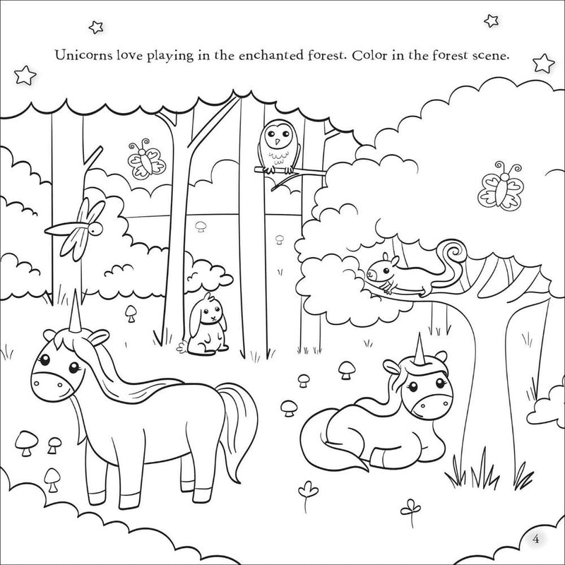 Unicorn Magic Drawing, Coloring & Activity Book