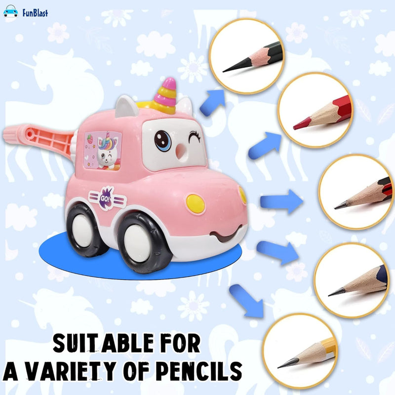 Unicorn Pencil Sharpener with Wheels