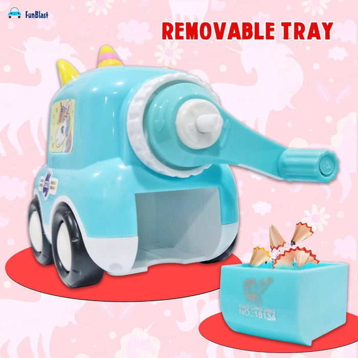 Unicorn Pencil Sharpener with Wheels-Stationery-Bright International-Toycra