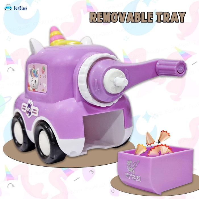 Unicorn Pencil Sharpener with Wheels-Stationery-Bright International-Toycra