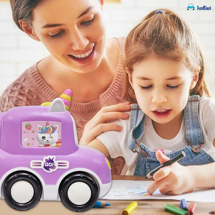 Unicorn Pencil Sharpener with Wheels-Stationery-Bright International-Toycra
