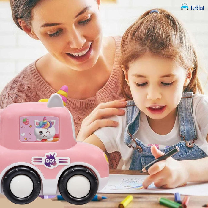 Unicorn Pencil Sharpener with Wheels-Stationery-Bright International-Toycra