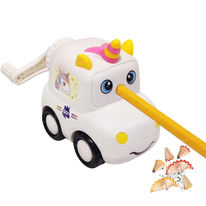 Unicorn Pencil Sharpener with Wheels-Stationery-Bright International-Toycra