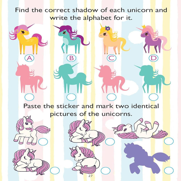 Unicorn Sticker And Activity Book-Activity Books-Dr-Toycra