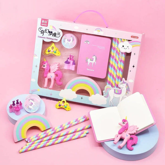 Unicorn Writing Stationery Set-Stationery-Bright International-Toycra