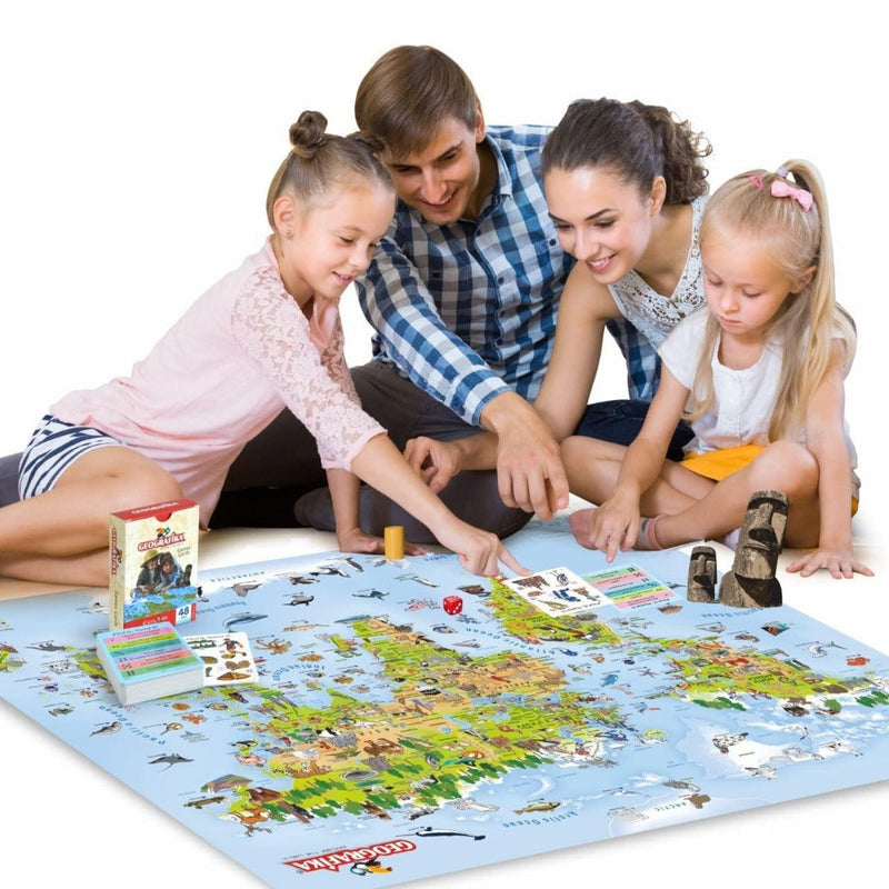 Unik Play Geografica World Map Game