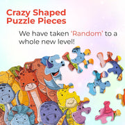 Unik Play Go Crazy Jigsaw Puzzle (180 Pieces Pack Of 2 Puzzles)