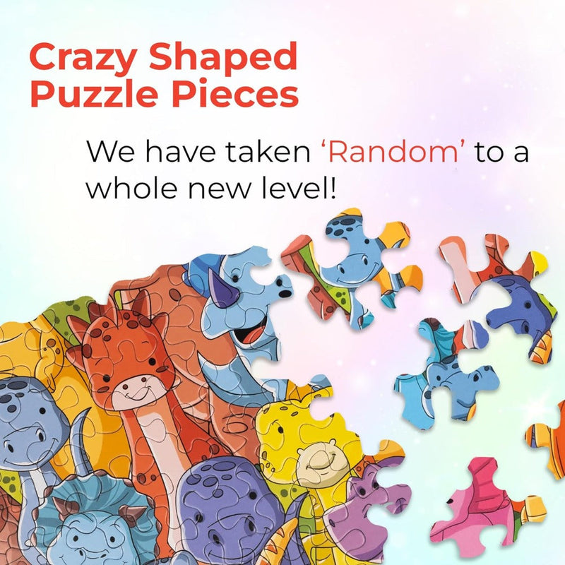 Unik Play Go Crazy Jigsaw Puzzle (180 Pieces Pack Of 2 Puzzles)