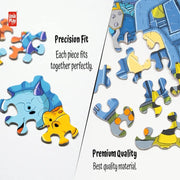 Unik Play Go Crazy Jigsaw Puzzle (180 Pieces Pack Of 2 Puzzles)