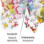 Unik Play Go Crazy Jigsaw Puzzle (180 Pieces Pack Of 2 Puzzles)