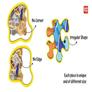 Unik Play Go Crazy Jigsaw Puzzle (180 Pieces Pack Of 2 Puzzles)
