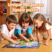 Unik Play Go Crazy Jigsaw Puzzle (180 Pieces Pack Of 2 Puzzles)