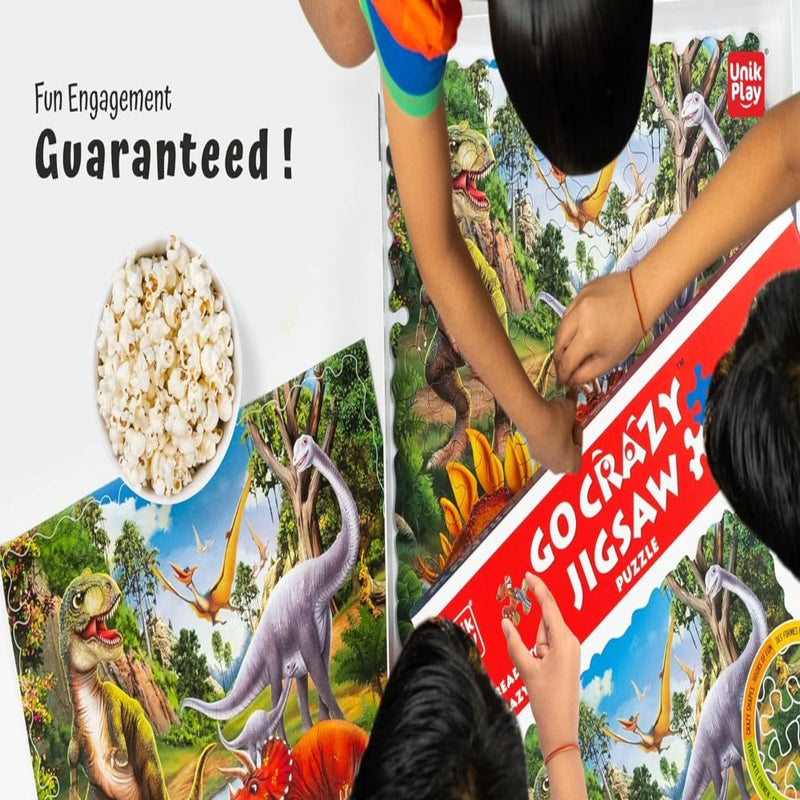 Unik Play Go Crazy Jigsaw Puzzle (180 Pieces Pack Of 2 Puzzles)
