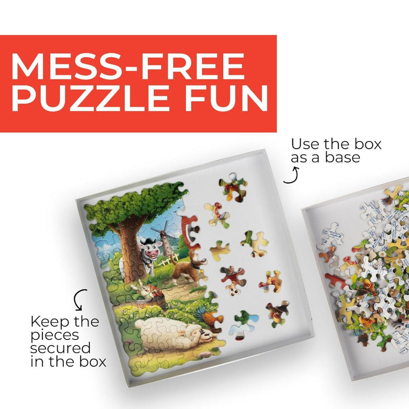 Unik Play Go Crazy Jigsaw Puzzle (180 Pieces Pack Of 2 Puzzles)