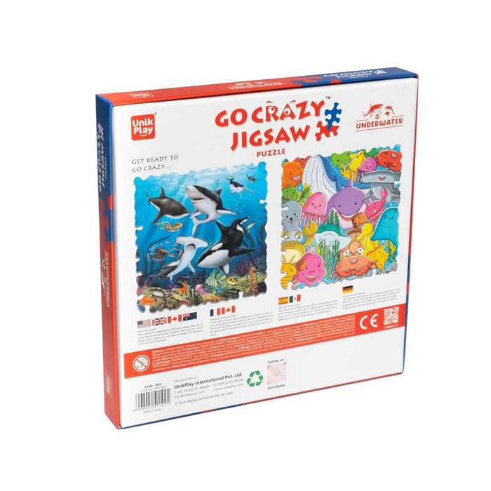 Unik Play Go Crazy Jigsaw Puzzle Small -100 Pcs-Puzzles-Unik Play-Toycra