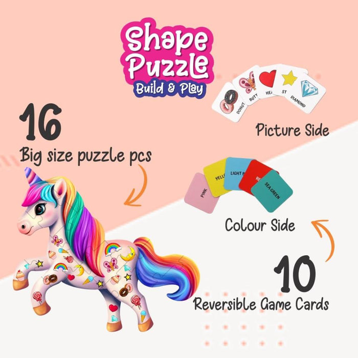 Unik play Shape Puzzle Game-Puzzles-Unik Play-Toycra