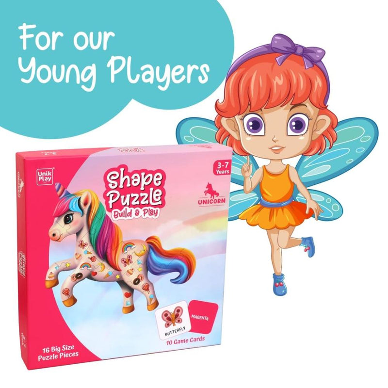 Unik play Shape Puzzle Game