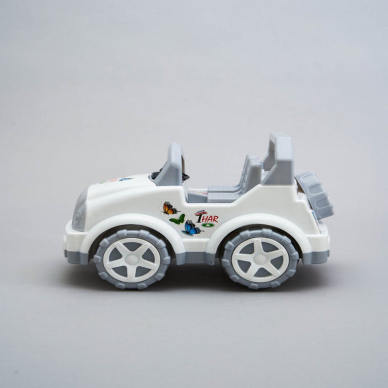 United Agencies Anam Thar Jeep Toy -White